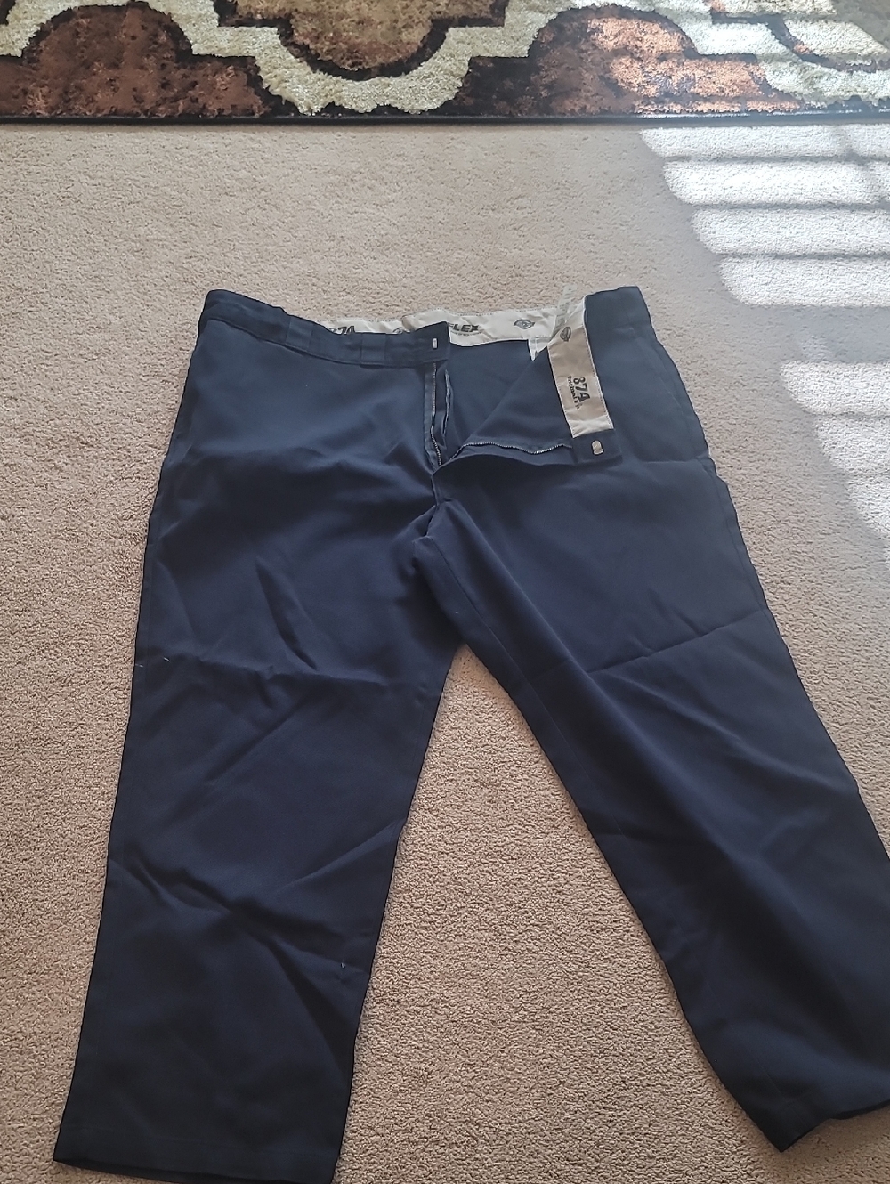 Dickies Men's Navy Work Chinos